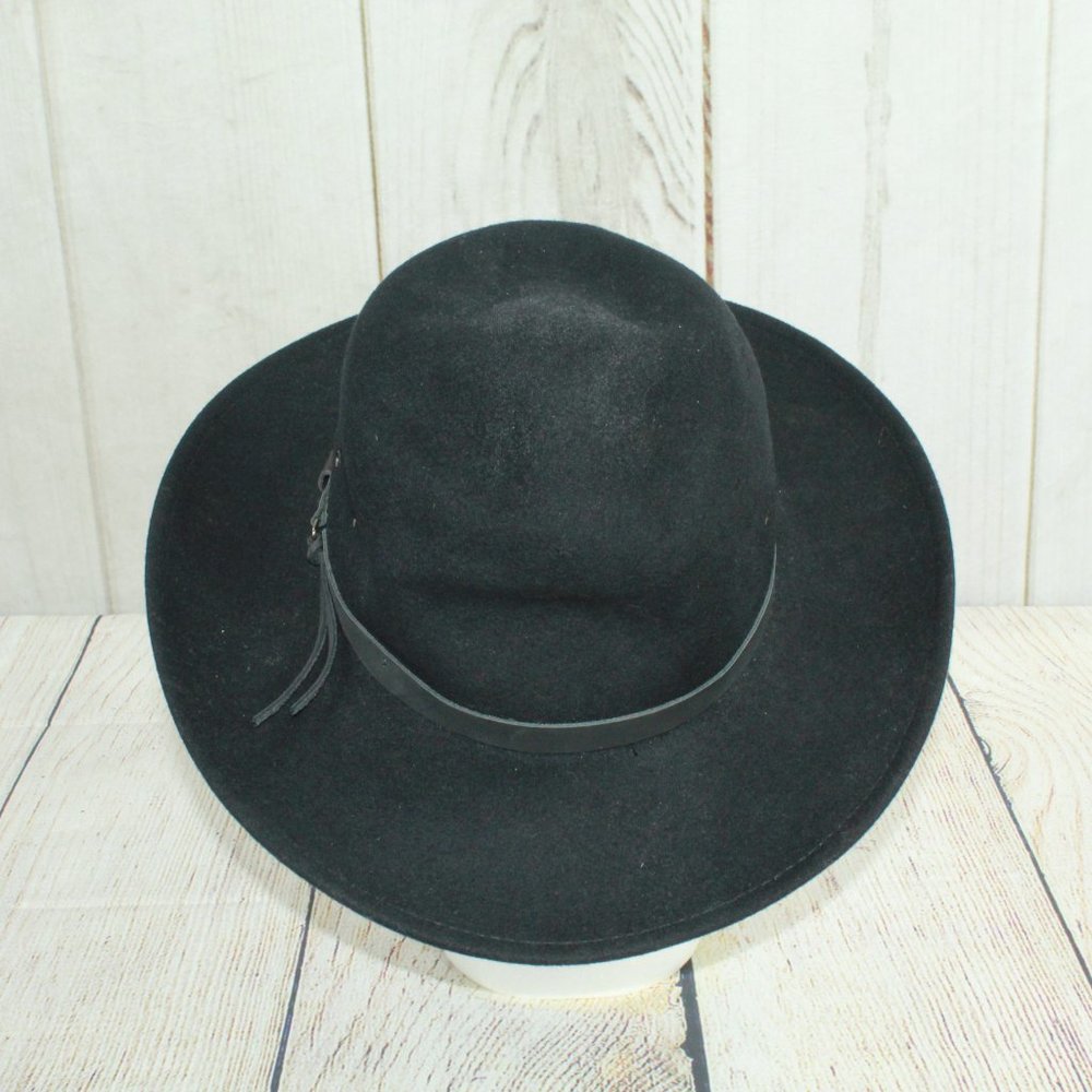 Unknown Men's Black Felt Western Hat Size L - Picture 4 of 8